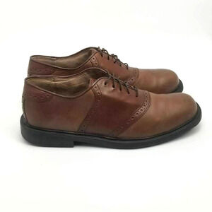 Florsheim Mens Oxfords Two Tone Brown Dress Shoes